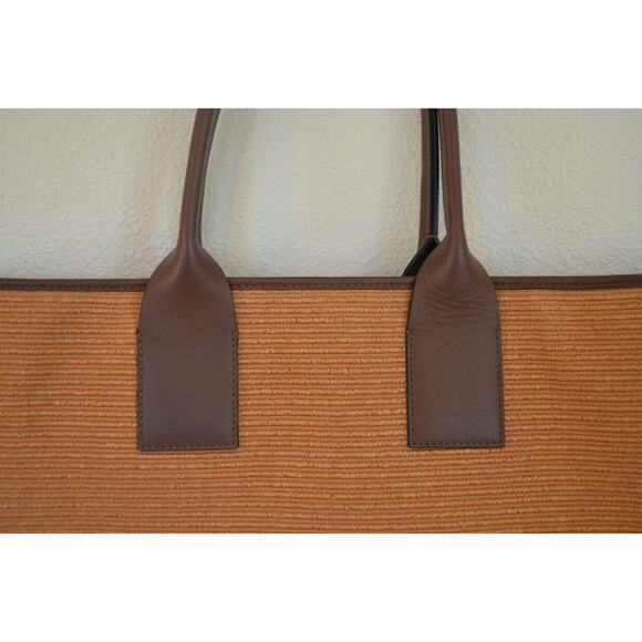 Brunello Cucinelli Tote Bag Leather & Raffia - Picture 6 of 11